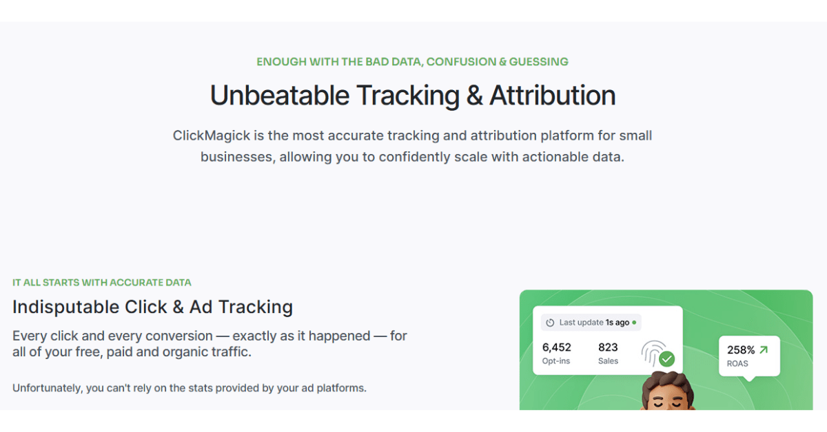 ClickMagick for Link click tracking and analytics